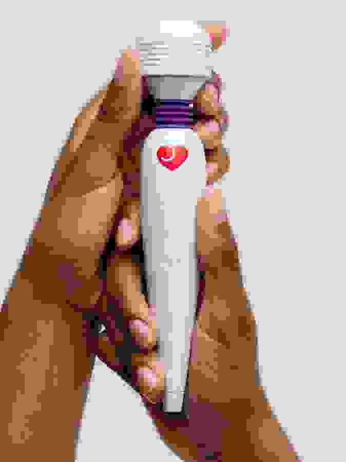 Lovehoney Deluxe Rechargeable Mini Massage Wand Vibrator, White, hi-res
